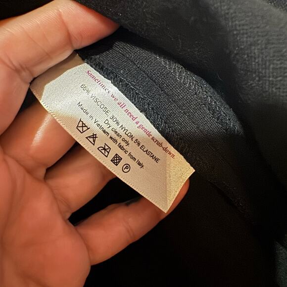 MM Lafleur The Greenpoint Front Slit Skirt in Black size 16 - Picture 4 of 6